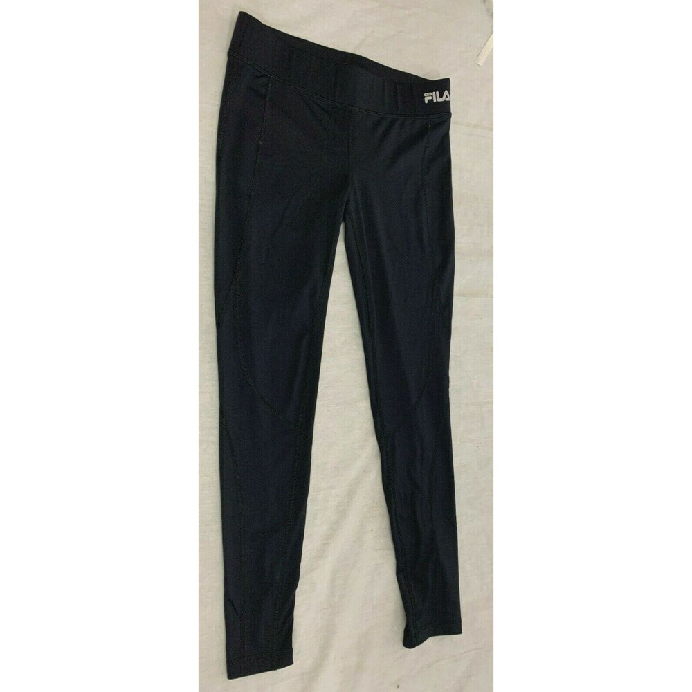FILA SPORT RUNNING WOMENS PULL ON ATHLETIC YOGA PANTS LEGGINGS SIZE S